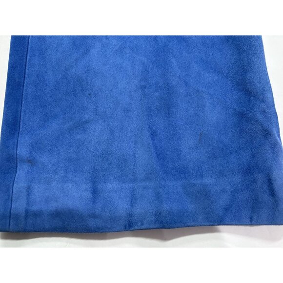 Longchamp Suede Trousers in Blue - Picture 7 of 8